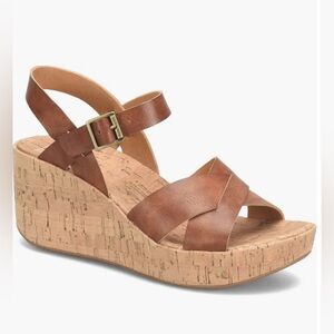 Korks Denica Wedge Sandals, Size 7